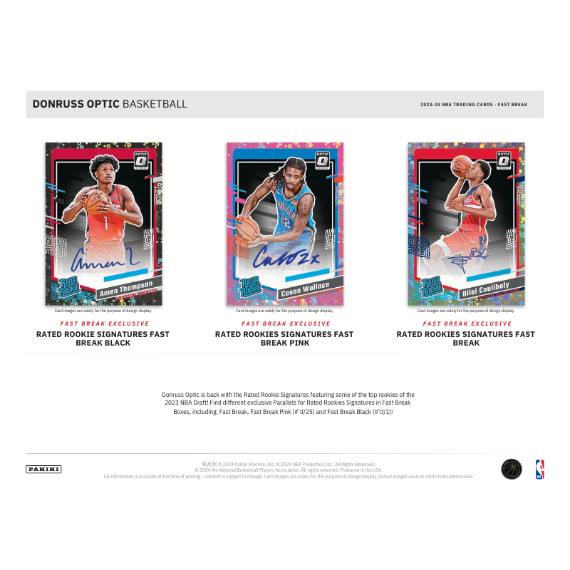 2023/24 Panini Donruss Optic Basketball Fast Break Box