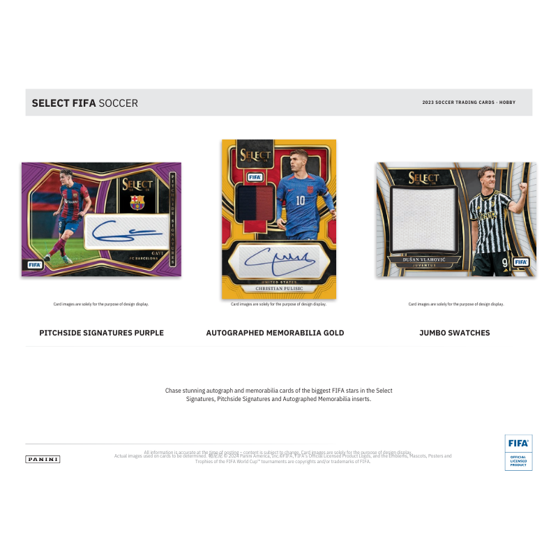 2023/24 Panini Select FIFA Soccer Hobby Box